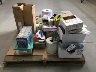 Quantity of Assorted Shop Supplies Including Gloves, Garbage Bags, Earplugs, Shop Towels, Cleaners, Etc.  (WH)