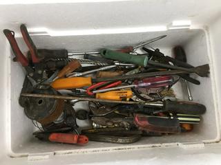 Quantity of Assorted Hand Tools c/w Screwdrivers, Snips, Sockets, Etc.  (WH)