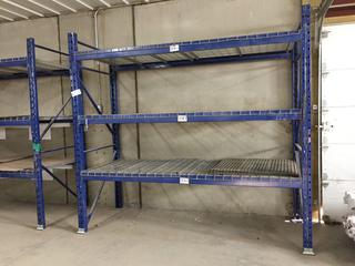 (1) 8ft Section of Pallet Racking. *Note - Buyer Responsible for Dismantling and Removal, Item Cannot be Removed Until Friday March 8th Unless Mutually Agreed Upon.*
