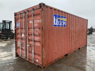 20ft Storage Container # BMOU 2235900 *Note - Buyer Responsible for Removal*
