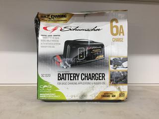 Schumacher SC1320 6A Battery Charger. (5-A-2)