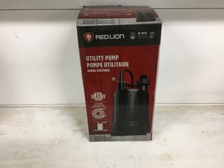 Red Lion RL-MP25 1/4Hp 2200GPM Utility Pump. (5-B-3)