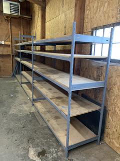 (3) Sections E-Z-Rect 5 Tier Storage Shelf 24in x 18ft x 6ft *Note - Buyer Responsible for Dismantling and Removal*
