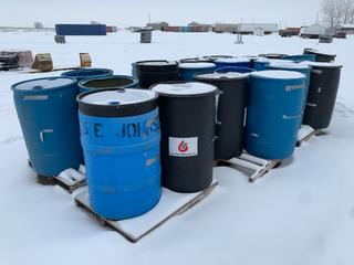 (21) 200L Plastic Barrels