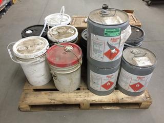 Pallet of Assorted Automotive Fluids c/w Engine Oil, Hydraulic Oil, Diesel Conditioner, Transmission Fluid, Differential Oil, Etc. *Some are Used*