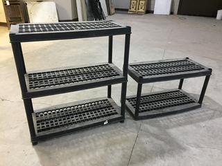 3-Tier and 2-Tier Resin Shelves.  (AUD)