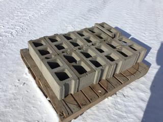 (12) Cinder Blocks, 15in x 7-1/2in x 7-1/2in.