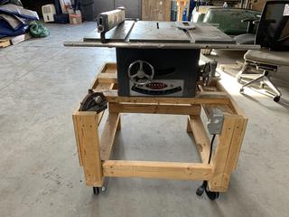 Beaver Power Tools Table Saw, 3/4 HP, 110/220V, 9.2/2 RPM.6A, 60Hz, single Phase, 3450 RPM  (WH)