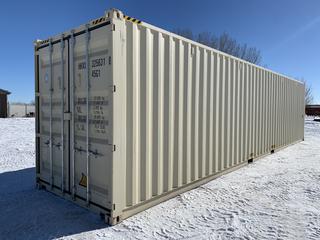2023 40ft HC Storage Container # HHXU 3256318 *Note - Buyer Responsible for Removal*