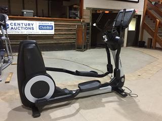 Life Fitness Club Series Model 95XS Elliptical Cross Trainer c/w Programmed Workouts & Touchscreen Display,  S/N ASX137588, Tested Not Booting Up.