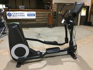 Life Fitness Club Series Model 95XS Elliptical Cross Trainer c/w Programmed Workouts & Touchscreen Display,  S/N ASX118280. Tested and Functioning