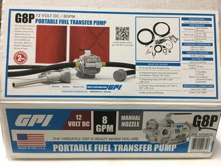 GPI G8P 8GPM 12V Fuel Transfer Pump. (3-A-2)