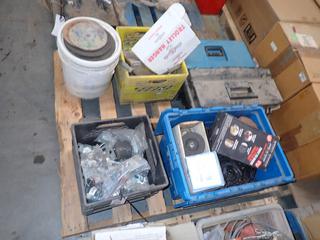 Tire Chains 11R22.5, Brackets, Tool Boxes with Service Items, Netting, Trolly Hanger. (WH)