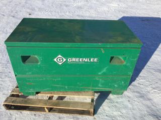 Greenlee Metal Tool/Storage Box #2448, 48 in. W x 24 in. D x 25 in. H.