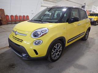 2014 Fiat 500L FWD 4-Door Crossover SUV c/w Fiat Multiair Turbo 1.4L Engine, A/T And 225/45R17 Tires. Showing 16,328kms. VIN ZFBCFADH4EZ025314 **LOCATED IN HINTON, AB**