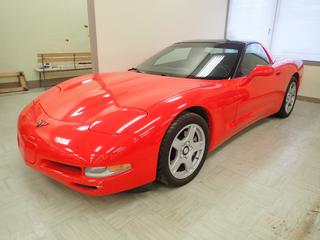1998 Chevrolet Corvette C5 Coupe c/w 5.7L 345HP V8, A/T, Removable Roof Panel Top, Leather Interior, P245/45ZR17 Front And P275/40ZR18 Rear Tires. Showing 82,338 Miles. VIN 1G1YY22G5W5112346