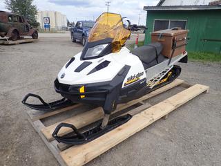 2017 Ski-Doo Tundra 600 Snowmobile c/w Rotax Power 600 Ace 4-Stroke Engine, 16in Tracks, LTS Suspension And 28in X 16in X 18in Storage Box. Showing 4.3kms. VIN 2BPSGNHA5HV000258