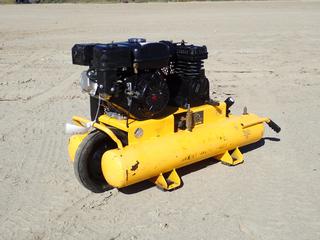 Dewalt D752270 125PSI Dual  Tank Air Compressor c/w Honda 5.5hp Gas Engine. SN 200608-21 