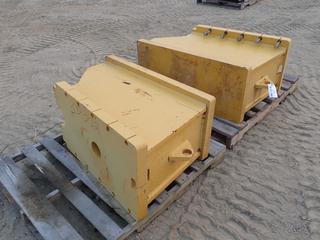 (2) John Deere Counterweights To Fit Grader 772