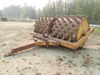 Tow Behind Sheep's Foot Packer w/ 5ft X 5ft X 5ft Drum And 6ft Hitch *Buyer Responsible For Load Out*