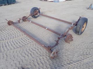 10FT Tridem Trailer Axles w/ Springs And (2) 8-14.5LT Tires
