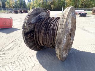 Spool Of 1in Wire Rope *Note: Length Unknown*