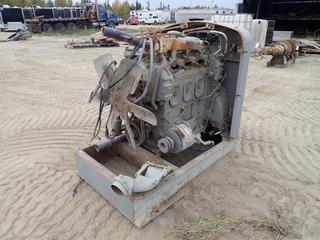 Detroit 3031-C Diesel Engine. Unit# 3A-73065 *Note: Radiator Missing, Running Condition Unknown*