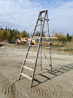 10ft Wood Step Ladder