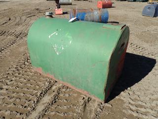 Rosco 4ft X 29in X 30in Fuel Storage Tank *Note: Dent In Tank, Missing Cover*