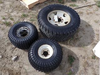 (2) Carlisle AT 22X11-8  Tires and (1) Dick Cepek 35x12.50R17LT (8) Hole Rim