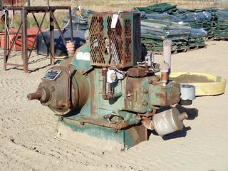 SP211HP2 Pump Jack Motor w/ Twin Disc Power Transmission/Clutch. SN 3076 *Note: Working Condition Unknown*