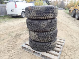 Qty Of (4) Bridgestone Blizzak P275/65R18 Tires w/ 6-Bolt Rims