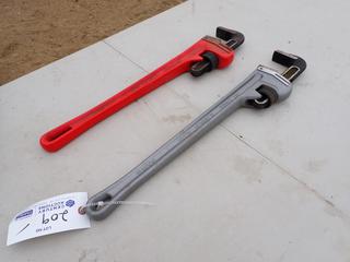 (2) JET 24in Pipe Wrenches