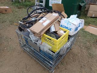 Qty Of Joiners, Connectors, Grounding Plates, Cooper Light, Tiger Torch, Ballast, Boxes, Plates, Breakers And Assorted Electrical Supplies *Note: Crate Not Included*