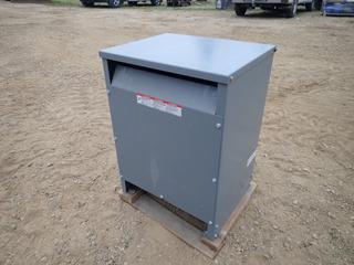 Unused Square D C25S3H 25kva Single Phase General Purpose Transformer w/ 240/480 High Voltage And 120/240 Low Voltage