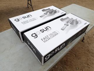 (2) Unused Go Sun Solar Power Cookers