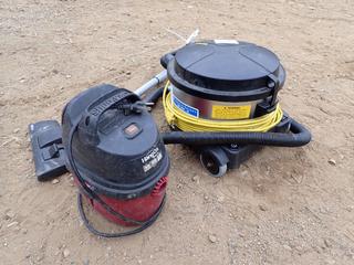 Euroclean GD930-H 120V Vacuum c/w Hang On Model J150A 120V Shop Vac *Note: Shop Vac Missing Hose*