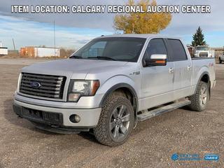 High River Location -  2012 Ford F-150 XLT Crew Cab 4x4 Pickup Truck c/w 3.5L V6 Gas, A/T, A/C, Leather, Power Sunroof, 275/55R20 Tires, Showing 184,401 Kms, VIN 1FTFW1ET0CKE27110 *PL#155*