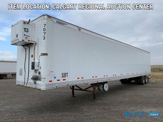 High River Location -  2006 Great Dane 53ft T/A Van Trailer c/w Air Ride Susp., Sliding Susp., GVWR 38,840 Kg, Thermo King HK-III Heater, Showing 8,115 Hours, Aluminum Rims, 295/75R22.5 Tires, VIN 1GRAA06236B707073