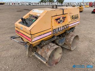 High River Location -  Stone Bulldog TR34R Walk Behind 36in Double Drum Trench Roller c/w Hatz 2 Cyl Diesel, Remote, Showing 471 Hours, S/N 372010268. Key and Remote in Office. *PL#855*