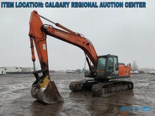 High River Location - 2006 Hitachi ZX240LC-3 Excavator c/w Isuzu 4HKIX, 38in Digging Bucket 32in TBG Pads. Showing 8963Hrs. SN FF01V1Q020332