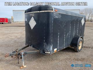 High River Location - Forest River Continental Cargo 10ft X 5ft S/A Enclosed Trailer c/w 2in  Ball Hitch, Rear Barn Doors, Passenger Side Man Door, ST205/75R15 Tires. Cannot Verify VIN