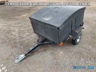 High River Location - Custombuilt 48in x 40in Motorcycle Trailer c/w 1 7/8in Ball Hitch, 4.80/4.00-8 Tires. Cannot Verify VIN