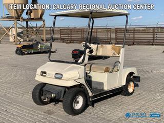 High River Location -  1989 Yamaha J55 Golf Cart c/w Yamaha OVH Gas Engine, 18 x 6.500-8 NHS Rear and 18 x 7.50-8 Turf Front Tires. S/N 016108.