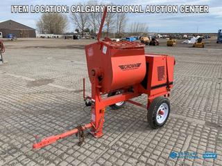 High River Location - Crown 65RGH9 Portable Mortar Mixer c/w Honda GX270 Gas, S/N 2EP11411391024612