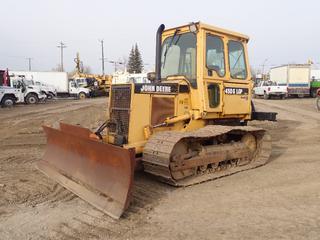 Located Offsite Near Winterburn - 1998 John Deere 450G LGP Crawler Dozer c/w John Deere Diesel Engine, 4-Spd Powershift Transmission, 10 Ft. Blade, 24 In. Single Grouser Pads And 64 In. 5-Shank Ripper Mount Attachment. Showing 11,220hrs. SN T0450GH840399 **Located Offsite at 21220-107 Avenue NW, Edmonton, For More Information Contact Richard at 780-222-8309**