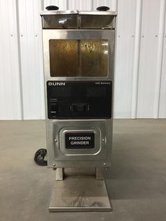 Bunn G92HDG9 Series Commercial Dual Hopper Precision Grinder. (WH)