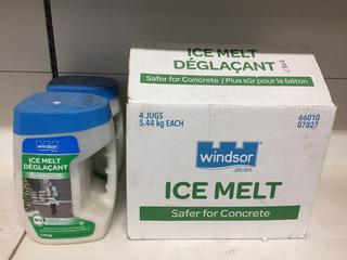 (6) 5.44kg Containers of Windsor Ice Melt. (5-P-4)