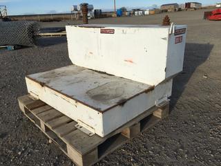 Weather Guard L-Shaped Diesel Slip Tank, Approximately 100 Gallon Capacity.