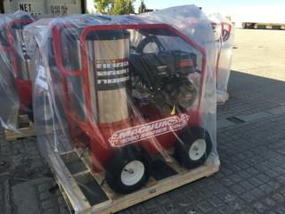 Unused Magnum Gold 4000 Series 15Hp 4000 PSI Hot Water Pressure Washer, S/N 2338144.  (Dome)